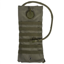 Mochila de hidratação para atividades ao ar livre, leve, com reservatório de água, estilo tático militar, resistente e impermeável, feita de