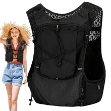 Hydration Running Vest Lightweight Pack Reflective Stripes Insulated Water Vest for Hiking Cycling