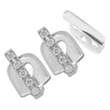 3 Pieces Grill Decor For Artificial Teeth: Tooth Jewelry In HipHop Style For Fashion Enthusiasts – Metal Grills For Teeth With Unique Design
