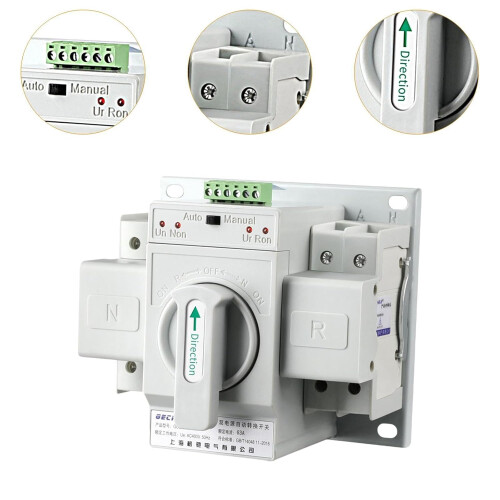 Locking selector switch, dual power supply, waterproof base box 2