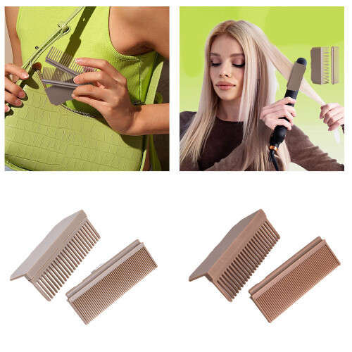 Fixation de peigne facile à utiliser, outil de coiffure,-gris 2
