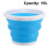 Compact Collapsible Bucket,Sturdy Handle For Easy Carry,Durable Silicone Multi-purpose Use 2