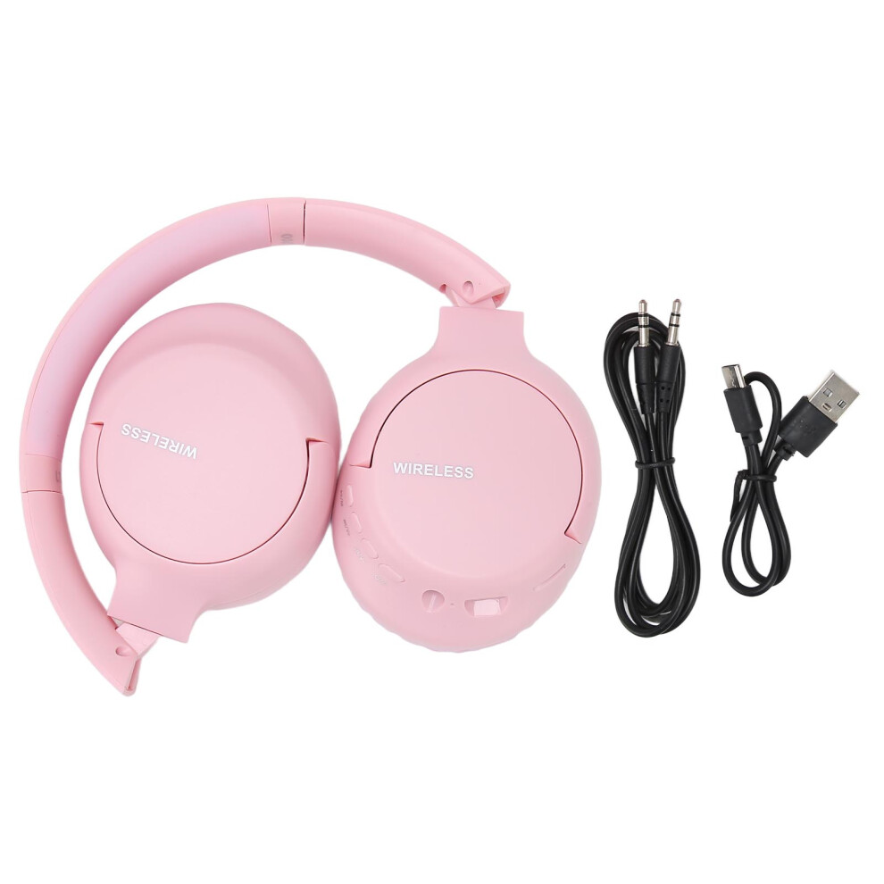 Hybrid Anc Bluetooth Headphones, 60H Playtime, Hi-Res Audio, Custom Eq Via App, For Home, Office, Travel (Pink) Pink 9416038540905