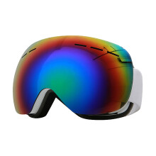 Gafas de esquí con correa ajustable, compatibilidad con casco que garantiza un uso estable durante actividades de alta velocidad, diseño de lente