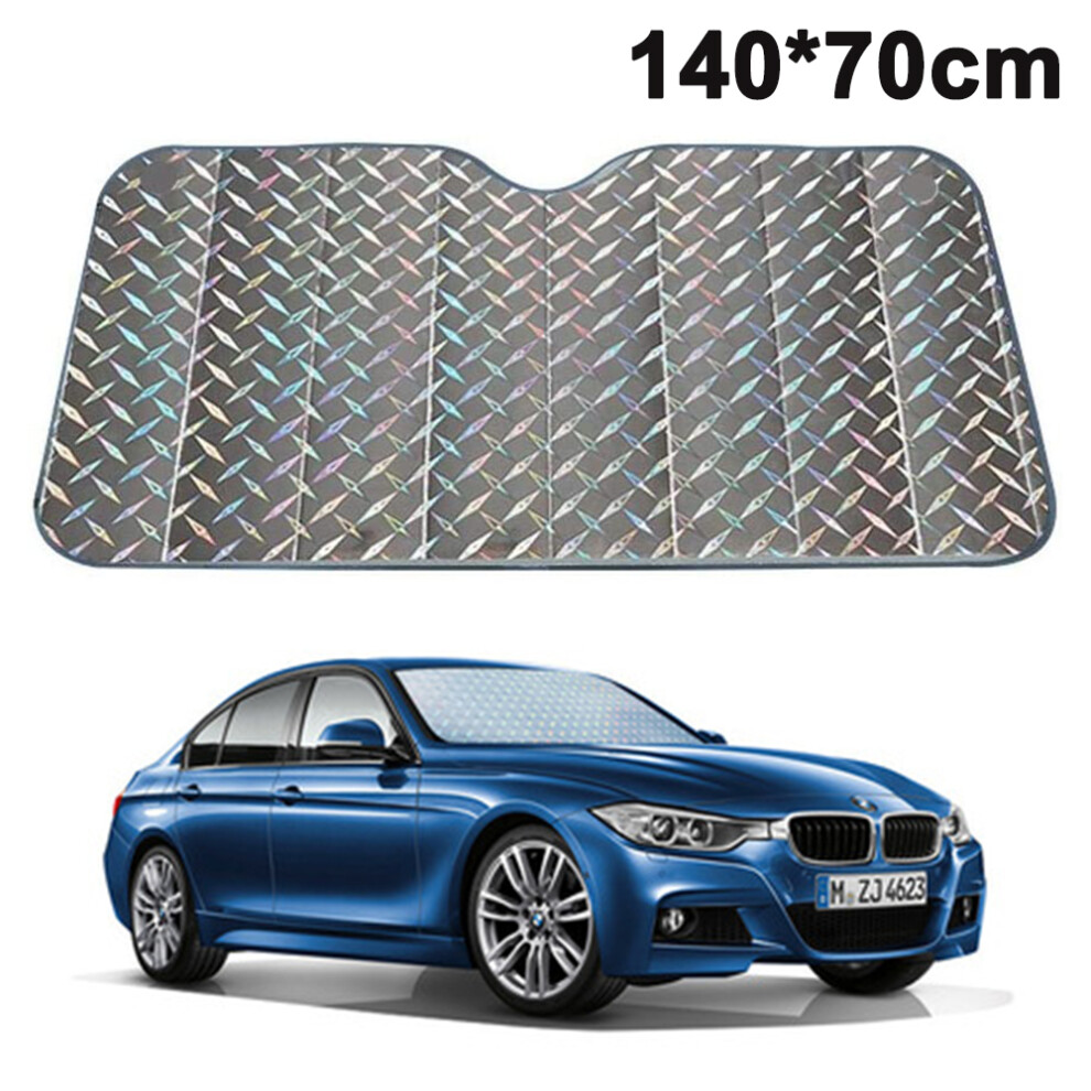 Keeps Vehicle Cool, Foldable Auto Sun Shade For Universal Fits | High Performance | Reliable | User-Friendly | Easy Maintenance 9139052721449
