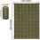 Down camping blanket, soft, lightweight, waterproof, packable, Army Green. 5