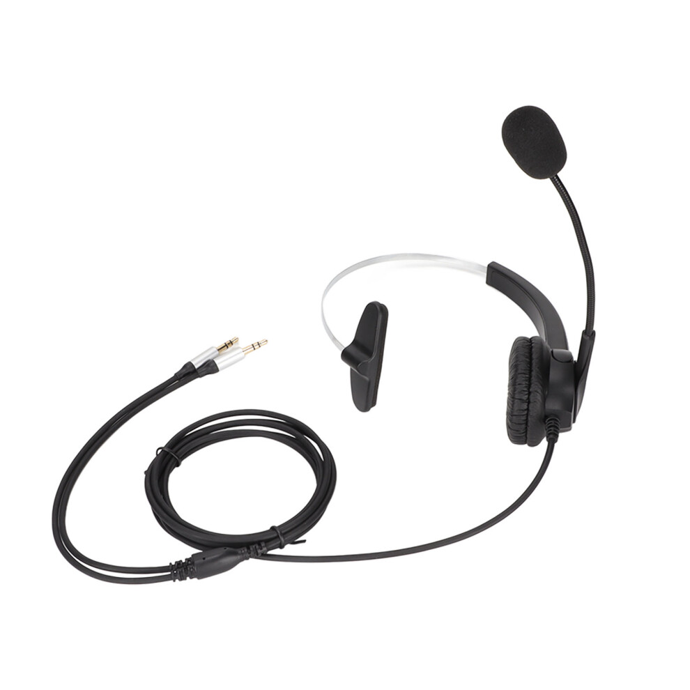 Flexible Adjustable Microphone Headset, 150 Ohm Speaker Ensures Clear And Loud Audio For Professional Use 9416038541971