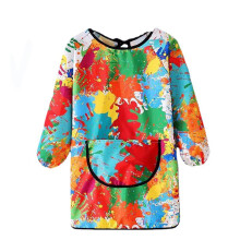 Children's Painting Apron with Sleeves and Pockets, Art Smock for School