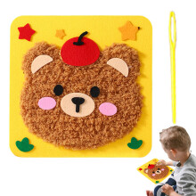 Preschool Toys for Toddlers  Stick Set for Kids, Fun Sewing Kit with Animal Motifs, Lacing Toy for Children, Girls, Birthday, Easter, Christmas