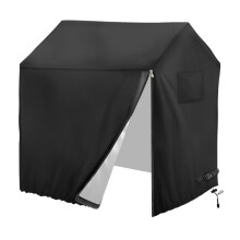 Portable waterproof tent cover, foldable UV barrier for outdoor garden, Black 2