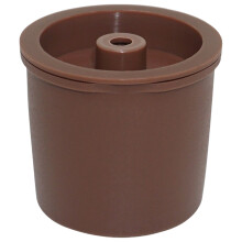 Home Coffeeware Supplies Refillable Coffee Filter Cup-brown