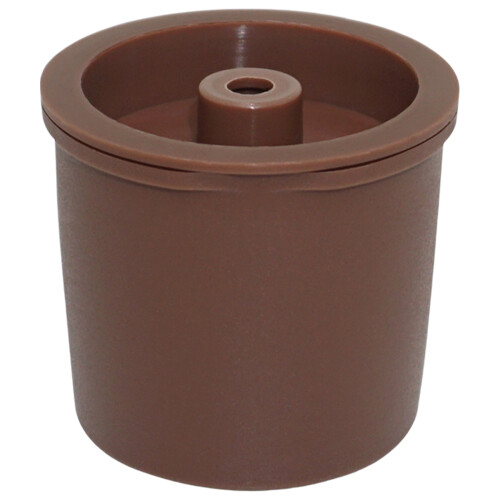 Home Coffeeware Supplies Refillable Coffee Filter Cup-brown
