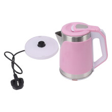 Wasserkocher mit Thermostat-Temperaturregelung, Edelstahl 2L304, doppelwandiges Design, hohe Leistung, schnelles Aufkochen, leiser Betrieb, UK-Stecker