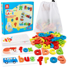 Wooden ABC Alphabet Flashcards Matching Shape Letter Games Montessori Preschool STEM Learning Toy Gift for Toddlers and Children