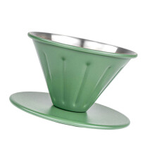 Coffee Filter Cup Dripper Manual Pour Over Coffee Filter-Green