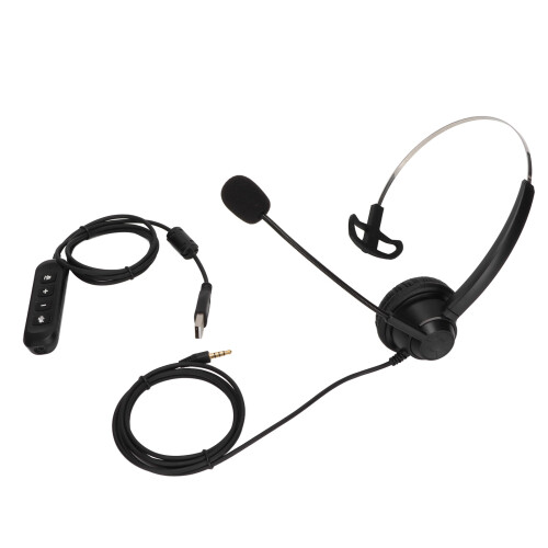 Ακουστικά σταθερής τηλεφωνίας Hands-Free με μικρόφωνο ακύρωσης θορύβου, ιδανικά για 2