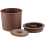 Coffee Filter Cup with Lid Reusable Refillable-brown 1