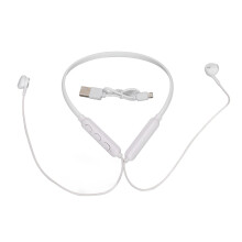 Brusreducerande hörlurar med nackband, Bluetooth-anslutning för pålitlig streaming, ergonomisk design för komfort och stil, kontrollknappar för