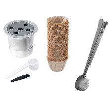 Stainless Steel Coffee Filters Refillable Coffee Pods-Set 8