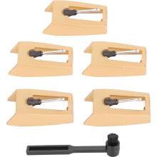 Plastic Record Player Needle Replacement with Cleaning-Gold