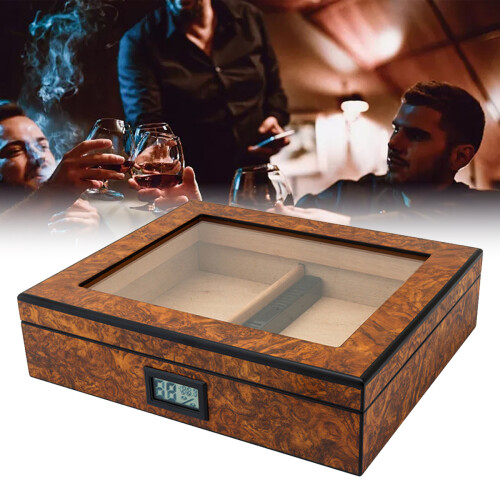 Cigar Sanctuary, Ισπανικό ξύλο κέδρου για απαράμιλλη διατήρηση του αρώματος, καφέ 1