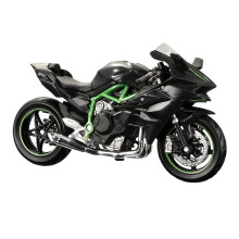 Miniature Motor Vehicle Models 1:18 For Kawasaki Ninja H2R H2 R Motorcycle Model Sports Motorcycle Model Souvenirs Collecting Die Cast Replica