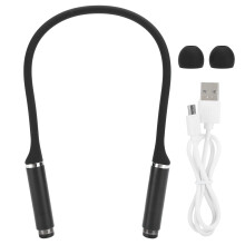 Handsfree-hörlurar med nackband Bluetooth 5.1 Binaurala samtal Pekkontroll Magnetisk hörlur Vattentät Lätt Snabbladdning Lång batteritid