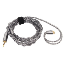Cavo placcato in argento per prestazioni audio superiori, cavo per auricolari migliorato con design anti-groviglio e potenziamento dello spessore