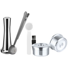 Stainless Steel Reusable Capsuled Permanent Coffee-6 piece set
