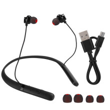 Kabellose Bluetooth-Ohrhörer, schweißresistent, wasserdicht (IPX5), Sportkopfhörer mit tiefem Bass, magnetisches Design für Musik- und
