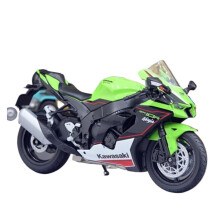 1:12 Scale Motorcycle Model for Kawasaki Ninja ZX10R Sports Alloy Racing Bike, Adult Collector's Display Hobby Souvenir