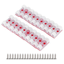 Kabelorganisator, Mini-Kabelclips für ordentliches Kabelmanagement, hochwertiges ABS-Material für lange Haltbarkeit, vielseitig einsetzbar für