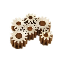 5Pcs Brass Spindle Gear 12 Tooth 2.3mm Hole Spur Gears for Electronic Starter 380/390 Gearbox Gears DIY Toy Model Accessories Parts