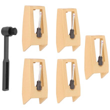 Brosse de nettoyage, pièce de phonographe, aiguille de-Or