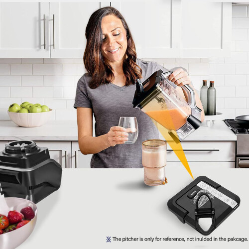 Locking Cover Locking Lid ABS Texture Blender Cup Lid Pitcher 2