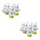 Rabbit WindUp Toy with Clock Movement, Animal Toy Play Set 1