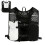 Hydration Vest Pack, Lightweight, Adjustable for Hiking, Running Black White 1