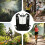 Hydration Vest Pack, Lightweight, Adjustable for Hiking, Running Black White 3