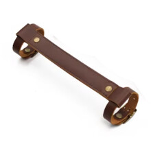 Portable bicycle straps leather bike comfortable for easy lifting and carrying