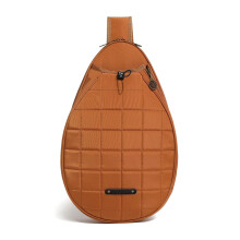 Shoulder bag for tennis rackets with fashionable designs for outdoor sports enthusiasts.