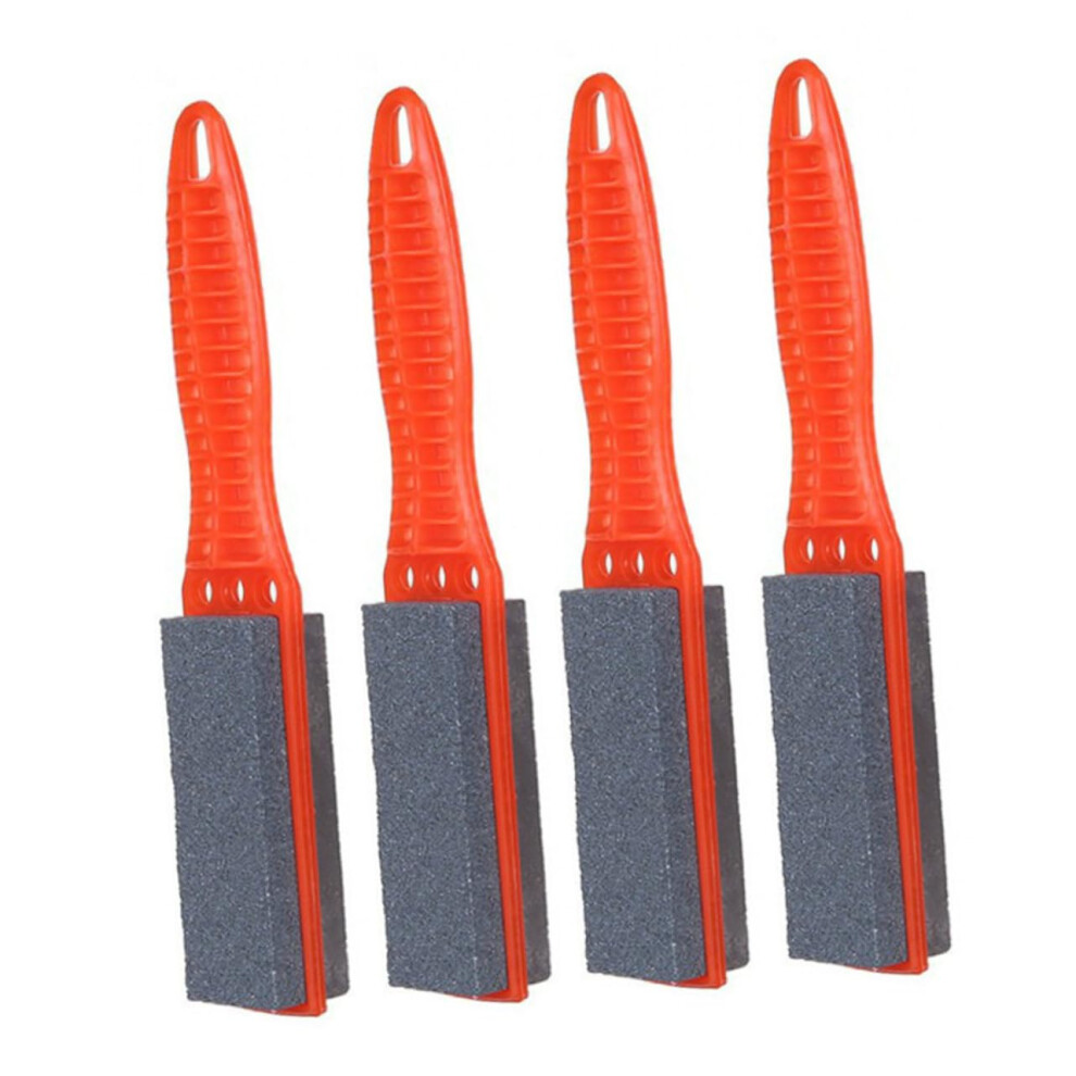4Piece Knife Sharpener Hand Tool, Grinding Stone, Multifunctional Tool, Sharpening Stone, Honing Stone, Random Color. 9412369478221