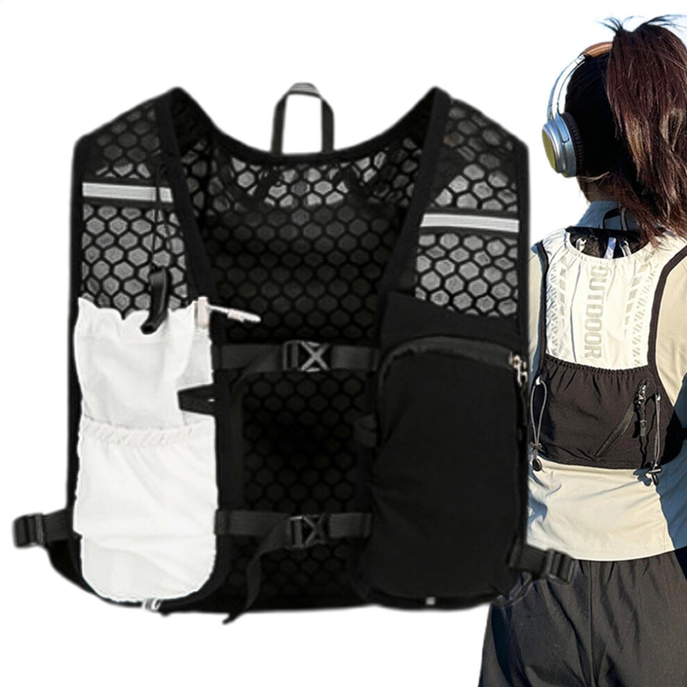 Running Vest Â Reflective Jogging Vest, Adjustable Unisex Backpack, Waterproof Phone Holder 9365049428514