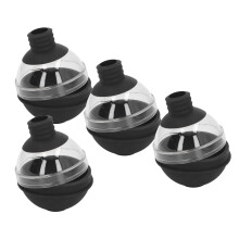 4 pezzi di stampi in silicone a sfera per ghiaccio per cocktail, diametro 6cm