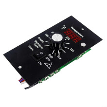 Enjoy grilling with the digital thermostat control panel set for grills, effortless temperature maintenance (A)