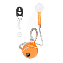 Portable Camping Shower, Digital Temperature Display Camping Shower, Waterproof Pump for Outdoor, Hiking, Car  Pet Care in Pocket Size