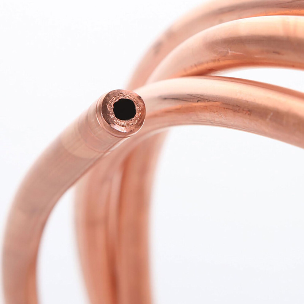 99.9% Copper Pipe Cooling Seamless Round Pure Copper Tubes, Soft Coil Copper Pipes Used In Refrigerators And Diy Projects, 0.5 Mm 9365049427098