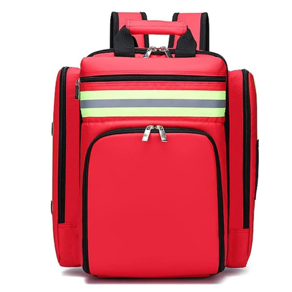 Emergency Backpack, Empty, First Aid Kit with Medical Emergency Medicine (Color: A)