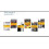 4 pieces compression spring, length 30mm, diameter 2.5mm, outer diameter 28mm. 2