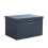 Decorative Foldable Baskets, Washable Design For Home Organizer Container, Storage Bin With Lid And PP Plastic Board Reinforcement 1