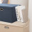 Decorative Foldable Baskets, Washable Design For Home Organizer Container, Storage Bin With Lid And PP Plastic Board Reinforcement 4